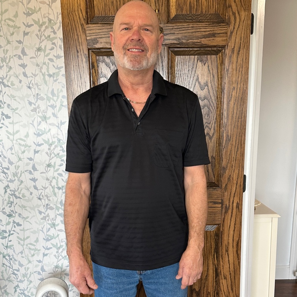 Cabela's Classic Black Polo Shirt